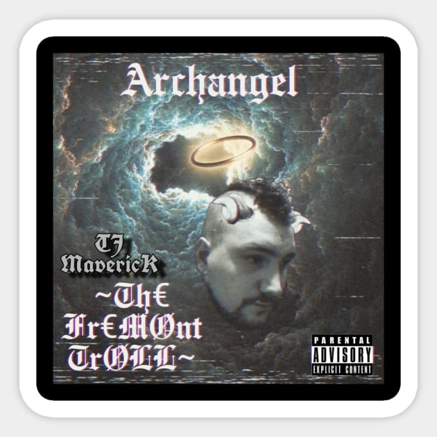 Archangel Album Cover Sticker by TJMaverickMania